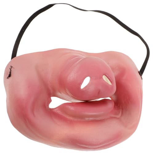 JEWEDECO Schweinenase-maske Halloween-maske Maske Gesicht Falsche Schweinenase Stützschweinnase Schweinenasen Verkleiden Schweinekostüm -requisite -cosplay-stütze Emulsion von JEWEDECO