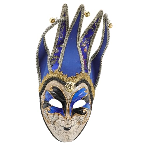 JEWEDECO Venezianische Maske Karneval Maskerade Retro-Maske Streich Spielzeug lustige Masken Partykostüm halloween masken halloweenmaske Maskerade Maske Requisit Halloween-Maske p.s Blue von JEWEDECO