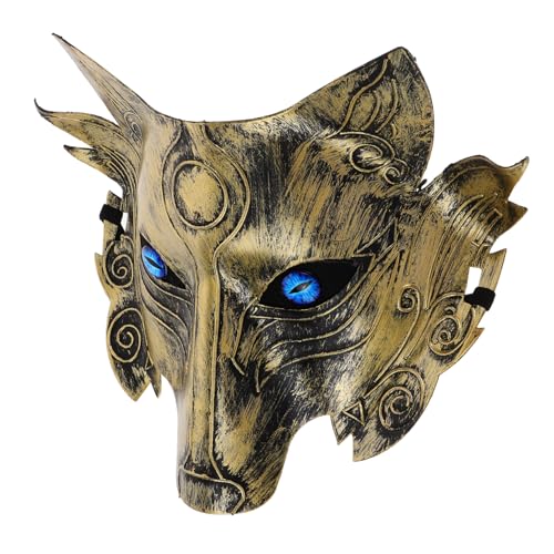 JEWEDECO Werwolf-Maske tierische Hülle Halloween-Party-Maske Tierkostüm-Maske japanische Maske Cosplay-Maske Maskenball-Maske Schutzmaske Party-Performance-Masken schöne Masken PVC von JEWEDECO