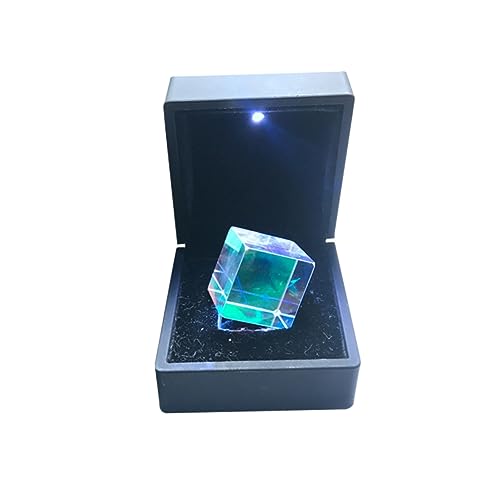 JEWEDECO Würfel present box leichtes Prisma RGB-Dispersionsprisma optisches Prisma von JEWEDECO