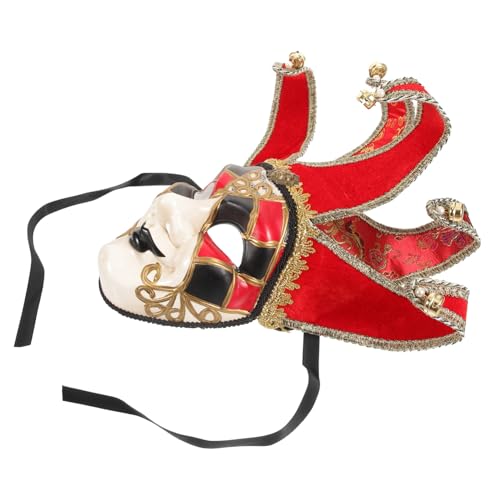 JEWEDECO halloween masken halloweenmaske faschings masken Festivalmaske venetian mask Halloween-Streichmaske Weihnachts-Cosplay-Maske Karneval-Maske venezianische Maskerade Maske Plastik von JEWEDECO