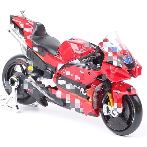 JEWOSS Für Ducati 2021 Desmosedici GP21#43 Jack Miller #63 Francesco Bagnaia Motorrad GP Im Maßstab 1:18 Spielzeugmodell Aus Druckguss Motorrad-Modelle(Color:No.43) von JEWOSS