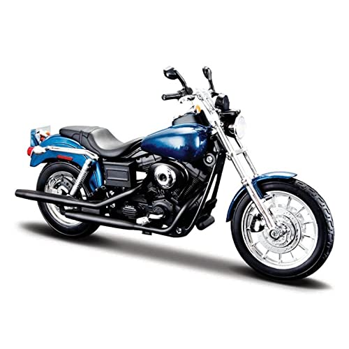 JEWOSS Für Harley-Davidson 2017 Road King 1:12 Sonderausgabe Klassisches Statisches Die-Cast-Motorradmodell Für Sammeln Von Spielzeuggeschenken Motorrad-Modelle(Color:3993-2004 Dyna Super) von JEWOSS