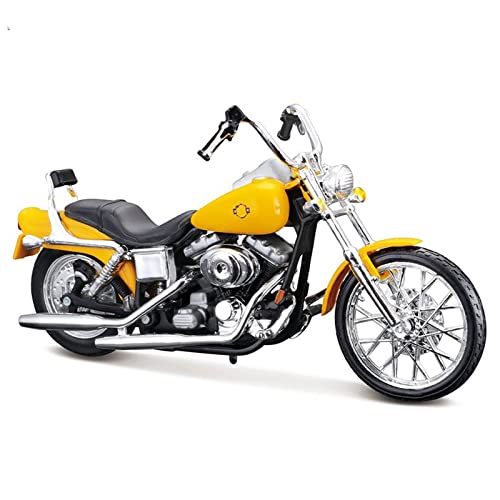 JEWOSS Für Harley-Davidson Motorrad 2014 Sportster Iron 883 1:18 Legierung Motorradmodell Spielzeugauto Sammlung Motorrad-Modelle(Color:2001 FXDWG Dyna) von JEWOSS