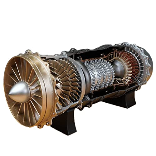 JGDLBXJY 1/20 WS-15-Modellbausatz, dynamisches Verbrennungssimulationsmodell, über 150 Teile Turbofan-Frighter, Modellspielzeug für wissenschaftliche Experimente von JGDLBXJY