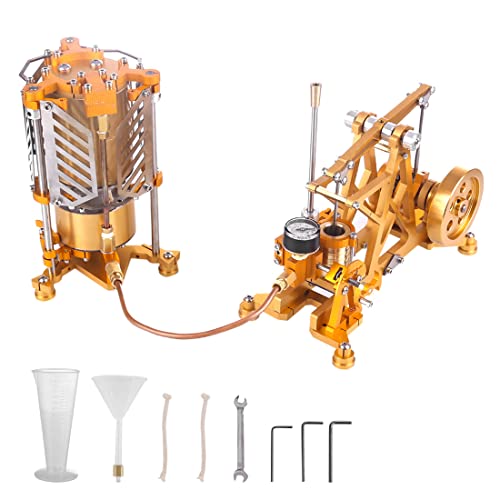 JGDLBXJY Watt-Dampf-Modellbausatz, Dampfstrahl-Dampfmodell, Dampfpumpe mit Kesselgenerator, Modellspielzeug für wissenschaftliche Experimente von JGDLBXJY