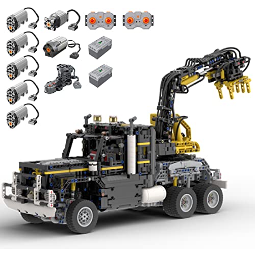 Technology Air Tech Claw Rig Modell, MOC-83979 LT 8868 Air Crane Truck Kit Modell, Bagger mit 8 Sekunden, kompatibel mit Lego Technic von JGDLBXJY