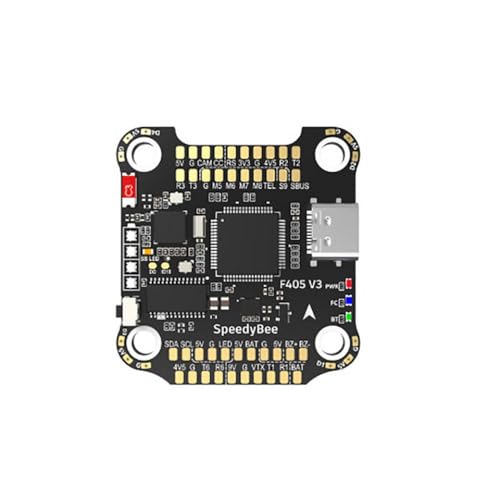 JGHFReW SpeedyBee F405 V3 Flight Controller und 4-in-1 ESC Stack 30x30 50A mit BMI270 kompatibel mit 3-6S LiPo Kompatibel mit RC FPV Drohne(F405 V3) von JGHFReW