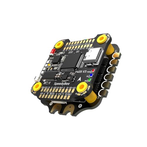 JGHFReW SpeedyBee F405 V3 Flight Controller und 4-in-1 ESC Stack 30x30 50A mit BMI270 kompatibel mit 3-6S LiPo Kompatibel mit RC FPV Drohne(F405 V3 BLS 50A) von JGHFReW