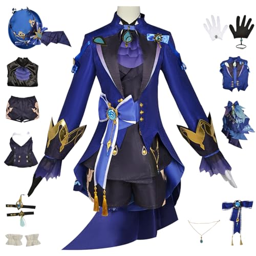 JGZGCG Kostüm Cosplay Party Deluxe Geburtstage Costume mit Perücken Masken von JGZGCG