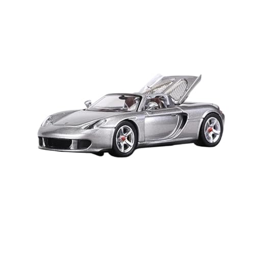 Druckguss Simulation Modell 1:64 Für Carrera GT Auto Modell Simulation Diecast Metall Klassische Sammlung Dekoration Souvenir Statische Anzeige Hobby Ornament Display(Gray) von JHEONC