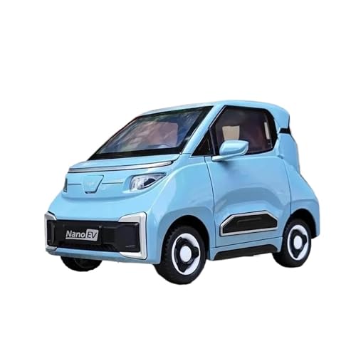 JHEONC Druckguss Simulation Modell 1 18 Für Wuling Nano EV-Legierung Mini-Automodell Simulation Klassische Sammlung Desktop-Dekoration Display Hobby Ornament Display von JHEONC