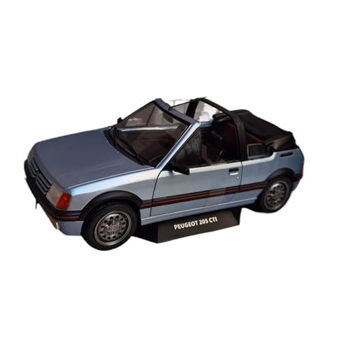 JHEONC Druckguss Simulation Modell 1:18 Für 205 GTI Legierung Auto Modell Diecast Metall Simulation Klassische Erwachsene Ornamente Sammlung Display Hobby Ornament Display von JHEONC