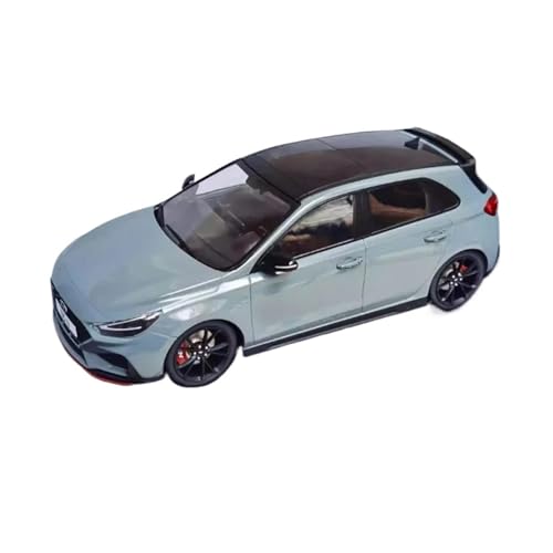 JHEONC Druckguss Simulation Modell 1:18 Für I30N Legierung Auto Modell Simulation Sound Licht Zurückziehen Schock Diecast Metall Klassische Statische Anzeige Hobby Ornament Display von JHEONC