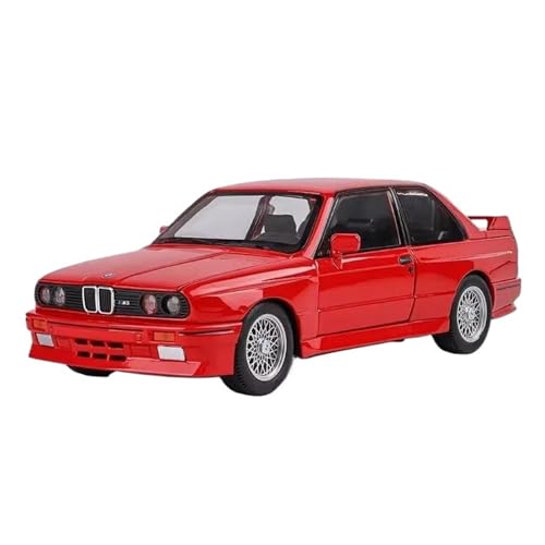 JHEONC Druckguss Simulation Modell 1:24 Für 1988 BMW M3 E30 Legierung Auto Modell Diecast Metall Simulation Sound Licht Klassische Sammlung Display Hobby Ornament Display von JHEONC