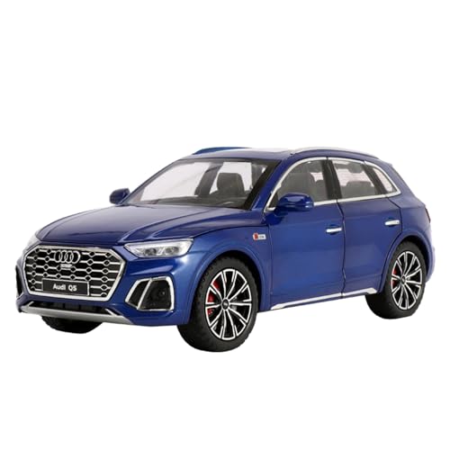 JHEONC Druckguss Simulation Modell 1:24 Für Audi Q5 Alloy Car Model Simulation Offroad SUV Classic Adult Collection Dekoration Statische Ornamente Hobby Ornament Display von JHEONC