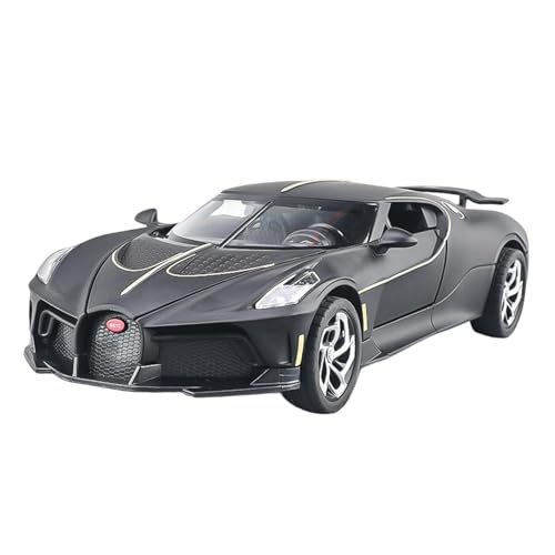 JHEONC Druckguss Simulation Modell 1:24 Für Bugatti Sound of Night Legierung Automodell Simulation Metall Klassische Erwachsene Sammlung Statische Ornamente Hobby Ornament Display von JHEONC