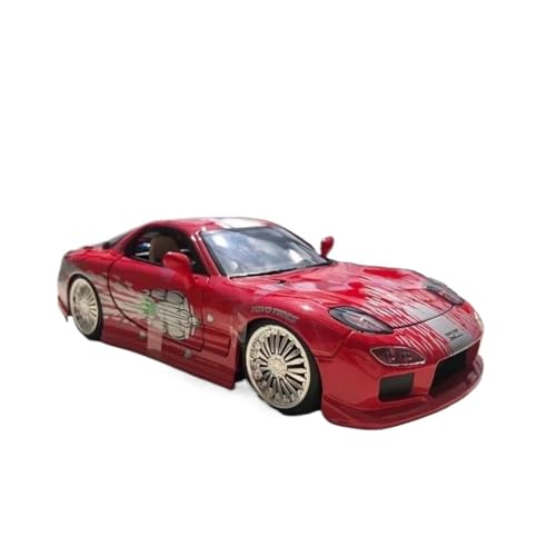 JHEONC Druckguss Simulation Modell 1:24 Für Mazda RX-7 Legierung Auto Modell Diecast Metall Simulation Klassische Erwachsene Ornamente Sammlung Display Hobby Ornament Display von JHEONC