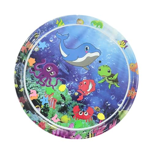 JHIALG 1 x aufblasbares Pat Pad für Kinder, PVC, Meerestier-Wasserspielzeug, aufblasbares Baby-Krabbelspielzeug von JHIALG