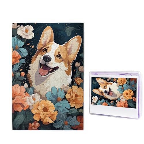 Corgi Pattern Jigsaw Puzzles 1000 Pieces Wooden Puzzle Personalized Photo Puzzle for Adults Picture Puzzle Custom Puzzle Wedding Puzzle for Birthday Valentines Day Anniversary von JHLMN