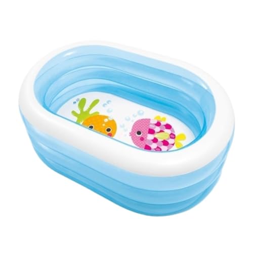 Aufblasbares Schwimmbad Aufblasbarer Pool, Transparenter Ovaler Pool, Aufblasbarer Pool, Badebecken, PVC-Planschbecken Schwimmbad Kinder von JHMYOB