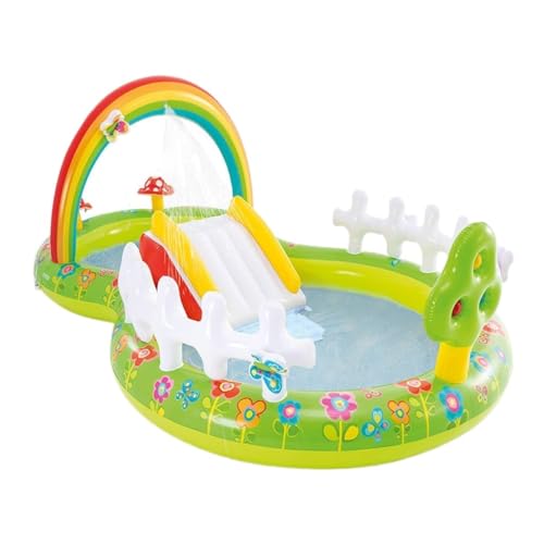 Aufblasbares Schwimmbad Aufblasbarer Pool Mit Regenbogenabdeckung, Gartenpool, Aufblasbarer Unterhaltungspool, Bad Im Freien Schwimmbad Kinder von JHMYOB