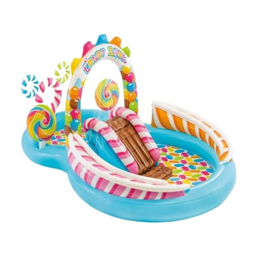 Aufblasbares Schwimmbad Aufblasbares Schwimmbad, Planschbecken, for Baden, Ozeanball, Pool, Rutsche, Wasserspray, Aufblasbares Schwimmbad Schwimmbad Kinder von JHMYOB