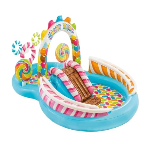 Aufblasbares Schwimmbad Aufblasbares Schwimmbad Kreatives Candy Paradise Figurenförmiges Parkbecken Familie Aufblasbares Schwimmbad Bad Schwimmbad Kinder von JHMYOB