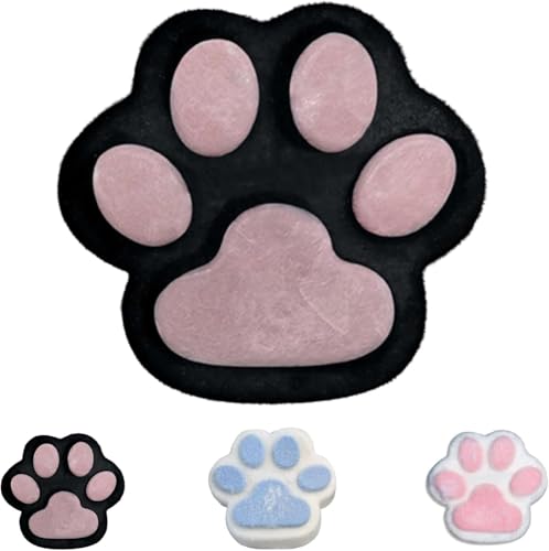 Handmade Squishy Big Cat Paw Silicone Squeeze Toys, 4.8" Cat Paw Squishy, Squishy Big Cat Paw Silicone Squeeze Toys, Squeeze Toys for Stress Relief (Black) von JIABAOZ