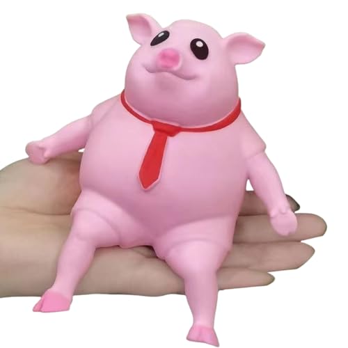 Stress Spielzeug Schwein Groß, Stress Schwein Stress Spielzeug, Anti Stress Spielzeug Erwachsene Schwein, Anti Stress Spielzeug Kinder Schwein, Squishy Squeeze Toys (L) von JIABAOZ