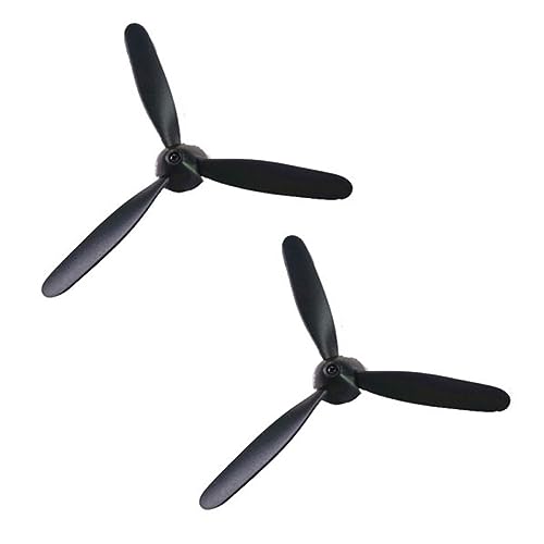 JIAFANRC Propeller P7611104 Komplettset mit 3 Klingen für Volantex RC Flugzeug 761-11 BF109, 400 mm, 2 Sets von JIAFANRC