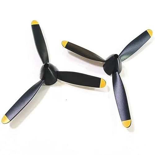 JIAFANRC Propeller-Set, 3 Flügel, P7611204, für Volantex RC Flugzeug 761–12, Spitefire, 400 mm, 2 Sets von JIAFANRC