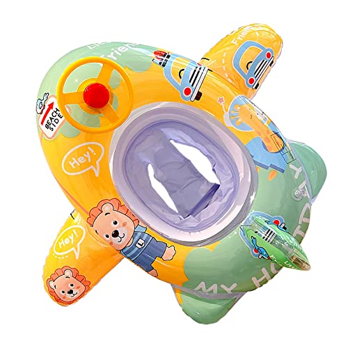 Baby Schwimmring, Kleinkinder Schwimmsitz, Automobil Schwimmring, Baby Schwimmhilfe mit Lenkrad-Griff, Kinder Schwimmreifen, Baby Schwimmn Schwimmtrainer, Kinderboot für Kinder von 1-5 Jahre alt von JIAHG