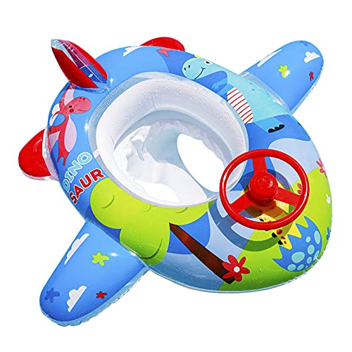 Baby Schwimmring, Kleinkinder Schwimmsitz, Automobil Schwimmring, Baby Schwimmhilfe mit Lenkrad-Griff, Kinder Schwimmreifen, Baby Schwimmn Schwimmtrainer, Kinderboot für Kinder von 1-5 Jahre alt von JIAHG