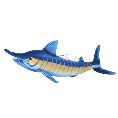 Fisch Plüsch Umarmungskissen 3D Simulation tropisches Fischkissen Niedlich Stofftier Plüschtier Dekokissen Weich Plüschkissen Schlafkissen Wurfkissen Kuscheltier Spielzeug Kinder (Schwertfisch,100cm) von JIAHG