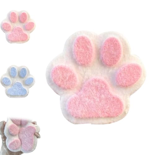 JIALING Giant Paw Squishy, Handmade Squishy Big Cat Paw Silicone Squeeze Toys for Stress Relief, 5 Inch X-Large SizeCat Paw Giant Paw Squishy Sensory Toys (Pink) von JIALING