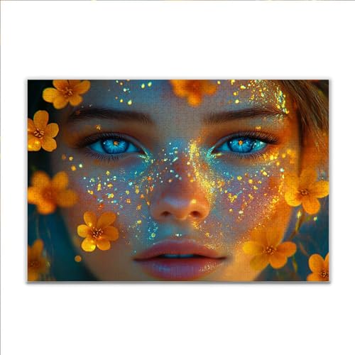 Puzzle Blume Frau Klassische Puzzle 1500 Teile Erwachsene, Holzpuzzle Erwachsene Anspruchsvoll, 2025 Impossible Puzzel Kunst Lernspiel, Schwer DIY Wooden Jigsaw Set Ostern Geschenk Wohnkultur I-9 Puzzle Blume Frau Klassische Puzzle 1500 Teile Erwachsene, Holzpuzzle Erwachsene Anspruchsvoll, 2025 Impossible Puzzel Kunst Lernspiel, Schwer DIY Wooden Jigsaw Set Ostern Geschenk Wohnkultur I-9 von JIANFREY