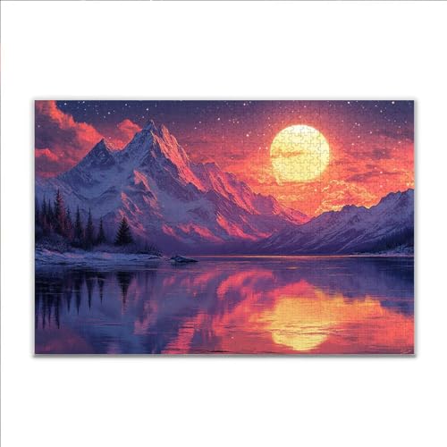 Puzzle Sonnenuntergang Landschaft Klassische Puzzle 5000 Teile Erwachsene, Holzpuzzle Erwachsene Anspruchsvoll, 2025 Impossible Puzzel Kunst Lernspiel, Schwer DIY Wooden Jigsaw Set Ostern Geschenk E-4 Puzzle Sonnenuntergang Landschaft Klassische Puzzle 5000 Teile Erwachsene, Holzpuzzle Erwachsene Anspruchsvoll, 2025 Impossible Puzzel Kunst Lernspiel, Schwer DIY Wooden Jigsaw Set Ostern Geschenk E-4 von JIANFREY