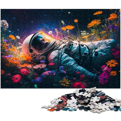1000-teiliges Puzzle für Erwachsene, Astronauten-Erkundungspuzzle für Erwachsene, für Teenager und Familienspaß – DIY-Denkspiel, Geschenk, 50 x 75 cm / 19,68 x 29,52 Zoll 1000-teiliges Puzzle für Erwachsene, Astronauten-Erkundungspuzzle für Erwachsene, für Teenager und Familienspaß – DIY-Denkspiel, Geschenk, 50 x 75 cm / 19,68 x 29,52 Zoll von JIANGENNF