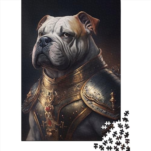 1000-teiliges Puzzle für Erwachsene, King Dog-Puzzles für Erwachsene, Teenager-Puzzles für Erwachsene, Lernspiel, Herausforderungsspielzeug (29,53 x 19,69 Zoll) von JIANGENNF