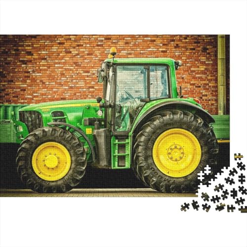 500-teiliges Puzzle für Erwachsene, Geschenke für landwirtschaftliche Werkzeuge, Traktoren, Holzpuzzle, Puzzles für Erwachsene und Jugendliche, pädagogisches Spielzeug zum Stressabbau (Größe 52x38cm) von JIANGENNF