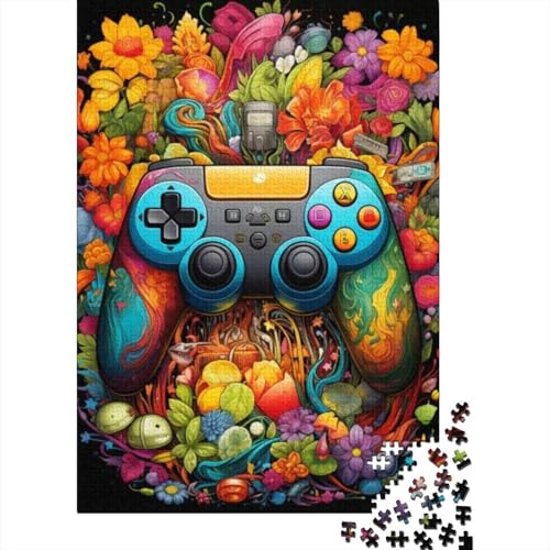 Art Game Controller Holzpuzzle für Erwachsene und Jugendliche von Adult Jigsaw Puzzles 300 Teile Spielspielzeug für Erwachsene Familienpuzzle Geschenk 15,75x11,02 Zoll von JIANGENNF