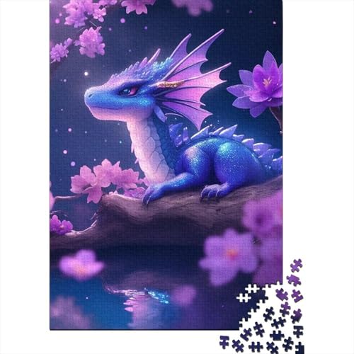 Blumen, Fliegende Drachen, lustige Puzzles für Erwachsene, 300 Teile, 300 Puzzles für Erwachsene, 300 Teile, Lernspielzeug, Familienspiele, 40 x 28 cm von JIANGENNF