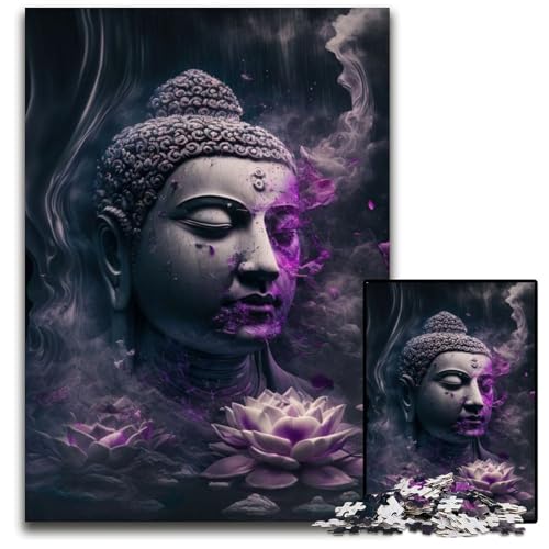 Buddha-Puzzle für Erwachsene, 1000-teiliges Unmögliches Puzzle für Erwachsene, Gehirn-Herausforderung, Teenager und Heimdekoration, 26x38cm/10,23x14,96 Zoll Buddha-Puzzle für Erwachsene, 1000-teiliges Unmögliches Puzzle für Erwachsene, Gehirn-Herausforderung, Teenager und Heimdekoration, 26x38cm/10,23x14,96 Zoll von JIANGENNF