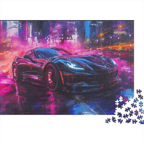 Cooles City Cars-Puzzle für Erwachsene und Teenager. 300 Teile Puzzle für Erwachsene eignen ganze Familie und sind 40 x 28 cm groß von JIANGENNF