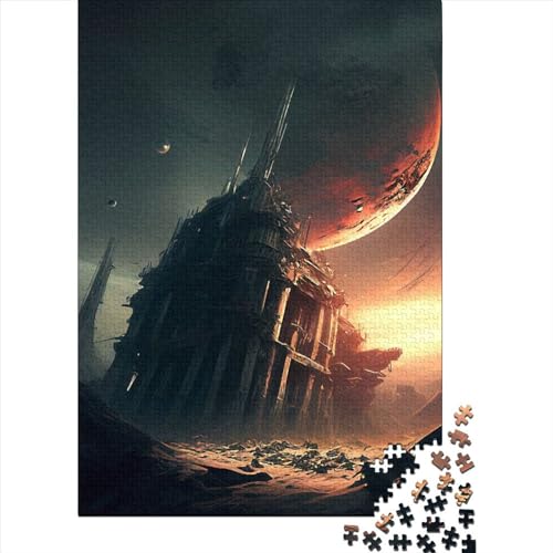 Doom Day Puzzles Puzzles für Erwachsene und Teenager 500 Teile Puzzles für Erwachsene Holzpuzzles für Erwachsene und Teenager (Größe: 52 x 38 cm) von JIANGENNF