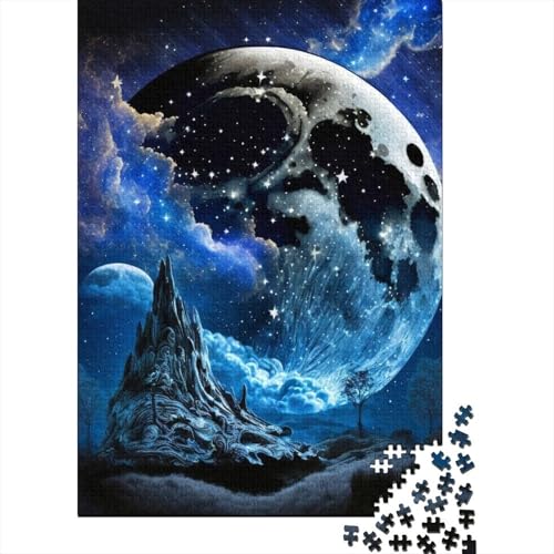 Dream Planet Puzzle für Erwachsene, 300 Teile, Geschenke aus Holz, Puzzles für Erwachsene und Teenager, Puzzles für Erwachsene, Lernspiel, Herausforderungsspielzeug, 40x28cm von JIANGENNF