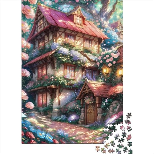 Dreamscapes Holzpuzzle für Erwachsene und Jugendliche, 300-teiliges Puzzle für Erwachsene, Lernspiel, herausforderndes Spielzeug 15,75x11,02 Zoll von JIANGENNF