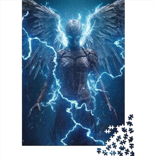 Electric Angel Puzzles Puzzles für Erwachsene und Jugendliche 300 Teile Puzzles für Erwachsene Nachhaltiges Puzzle für Erwachsene | Spiele 40x28cm von JIANGENNF