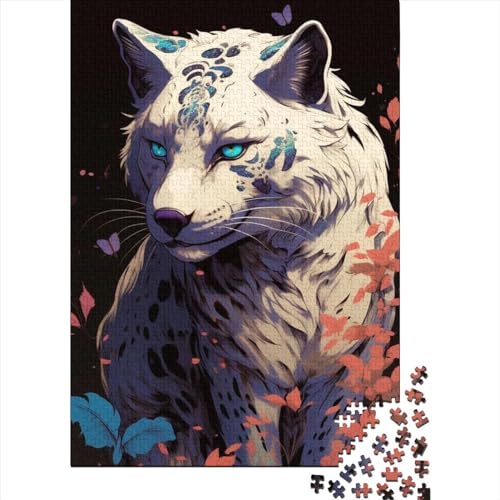 Elemental Tigers Puzzle für Erwachsene, 500 Teile, für Erwachsene, schwierige Puzzles, ganze Familie, 52 x 38 cm von JIANGENNF